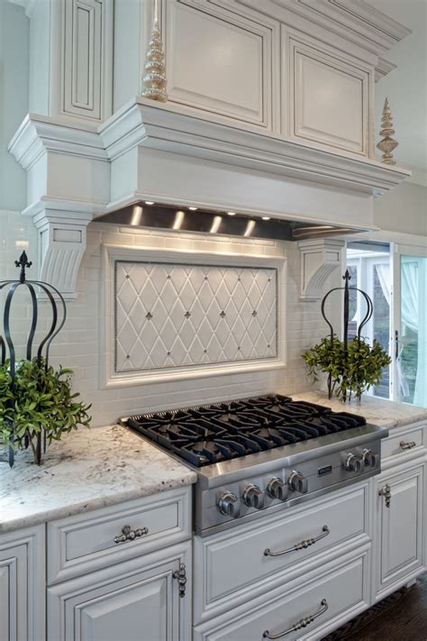 tiles behind gas stove